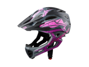 Helma CRATONI C-Maniac Pro black-pink-purple matt - M/L (56-59cm)