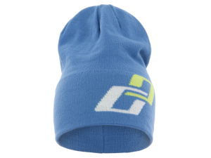 GHOST čepice Beanie cyan/limegreen/white 