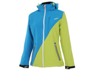 GHOST Bunda Softshell Blue/green dámská