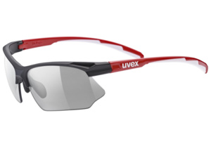 UVEX Brýle Sportstyle 802 Vario black red white/smoke (2301)