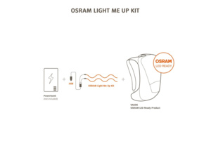 VAUDE Osvětlovací sada OSRAM Light me up Kit 3