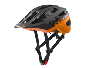 Cratoni AllRace Black-Neonorange Matt