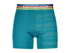 Boxerky ORTOVOX 185 Rock'n'wool pacific green