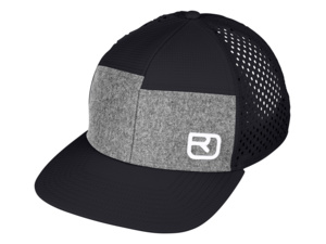 Kšiltovka ORTOVOX Logo air trucker black raven