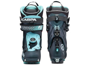 Dámské skialpové boty SCARPA F1 3.0 Anthracite/Aqua