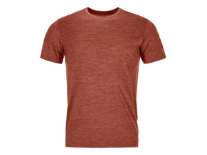 Tričko ORTOVOX 150 Cool mountain face TS Clay Orange