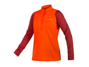 Dámský dres ENDURA SingleTrack Fleece Paprika