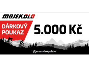 Dárkový poukaz MOJEKOLO 5000 Kč