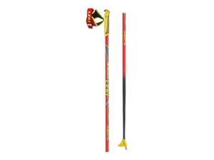 Dětské běžecké hole LEKI HRC Neonred/Yellow-Black