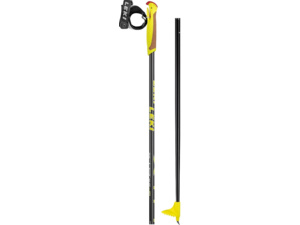 Dětské běžecké hole LEKI XTA 5.5 Black/Neonyellow/Daranthracite