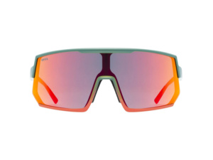 Brýle UVEX Sportstyle 235 Moss Green Grapefruit MatMirror Red 2