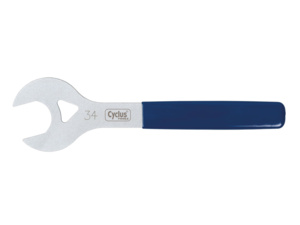 CYCLUS TOOLS head set spanner 34 mm, handle with plastic coating