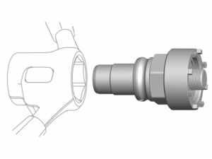 CYCLUS TOOLS snap.in | locknut remover Bosch BDU 4 | SN.83-W