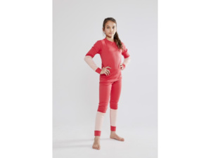 Dětský funkční set CRAFT Baselayer Red/Pink