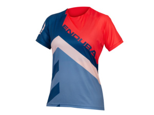 Dámský Dres ENDURA SingleTrack Print Tee LTD Pomegranate