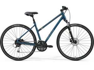 MERIDA Crossway 100-Lady Teal-Blue (Silver-Blue/Lime)