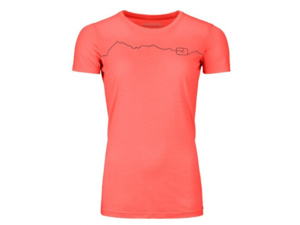 Dámské tričko ORTOVOX 150 Cool Mountain TS Coral