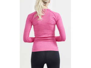 Dámské tričko s dlouhým rukávem CRAFT Core Dry Active Comfort Pink