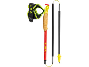 Trekingové hole LEKI Ultratrail FX One Superlite Bright Red-Neonyellow-Naturalcarbon