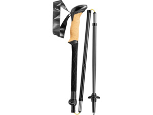 Trekingové hole LEKI Black Series FX Carbon, Black-Naturalcarbon 110-130 cm