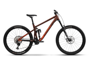 GHOST Riot EN Pro 27.5 Metallic Dark Brown/Metallic Bright Orange Matt - S