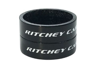 Podložky RITCHEY Spacers Wcs Carbon Black Ud Glossy 1-1/8 10mm X Set