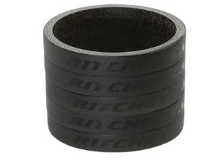 Podložky RITCHEY Wcs Carbon Black Ud Matte 1-1/8 5mm 5Pc