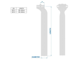 Sedlovka RITCHEY Comp Carbon 2-Bolts