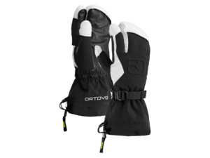 Rukavice ORTOVOX Merino freeride 3 finger Black Raven