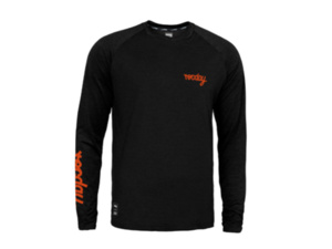 Dres s dlouhým rukávem  ROCDAY Evo Race Black/Orange