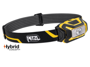 Čelovka PETZL Aria 1R Black/Yellow