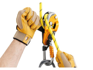 Slaňovací brzda PETZL Rig Černá