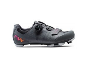 Dámské tretry NORTHWAVE Razer 2 Wmn Dark Grey/Neon Red