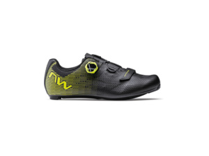 Tretry NORTHWAVE Storm Carbon 2 Black/Yellow Fluo