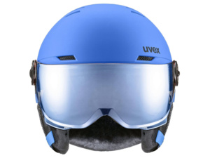 Přilba UVEX Rocket JR Visor Blue mat- 51-55cm