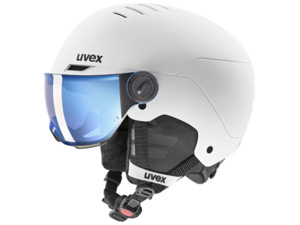 Přilba UVEX Rocket JR Visor White-black mat