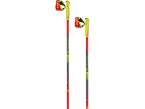 Dětské běžecké hole LEKI HRC Junior Bright Red-Black-Neonyellow