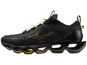 Běžecké boty MIZUNO Wave Prophecy 13 - Black/Gold/Metallic Gray