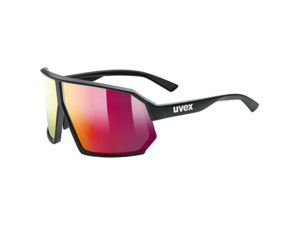 Brýle UVEX Sportstyle 237 Black Matt/Mirror Red