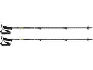 Turistické hole LEKI Khumbu Lite Pro - black-dark anthracite-frozen yellow - 100 - 135 cm