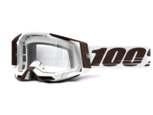 Brýle 100% Racecraft 2 Snowbird/Clear Lens