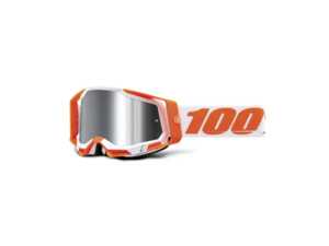 Brýle 100% Racecraft 2 Orange/Mirror Silver Flash Lens