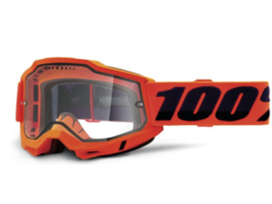 Brýle 100% Accuri 2 Enduro MTB Neon/Orange/Clear Lens