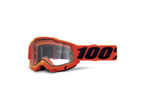 Brýle 100% Accuri 2 Enduro MTB - Neon/Orange/Clear Lens