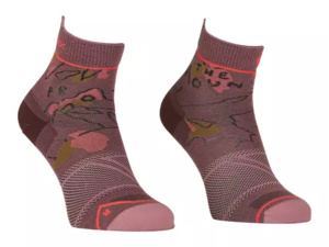 Dámské Ponožky ORTOVOXAlpine Light Quarter Socks Women's Mountain Rose