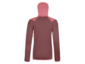 Dámská Mikina ORTOVOX Fleece Grid Hoody Women's Mountain Rose