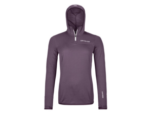 Dámská Mikina ORTOVOX Fleece Light Grid ZN Hoody Women's Wild Berry