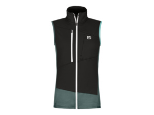 Dámská Vesta ORTOVOX Fleece Grid Vest Women's Dark Arctic Grey