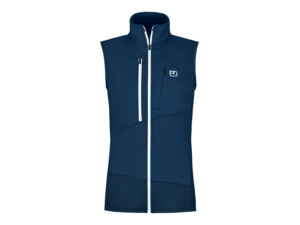 Dámská Vesta ORTOVOX Fleece Grid Vest Women's Deep Ocean