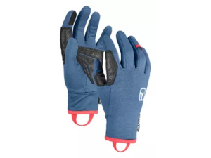 Dámské Rukavice ORTOVOX Fleece Light Glove Women's Mountain Blue